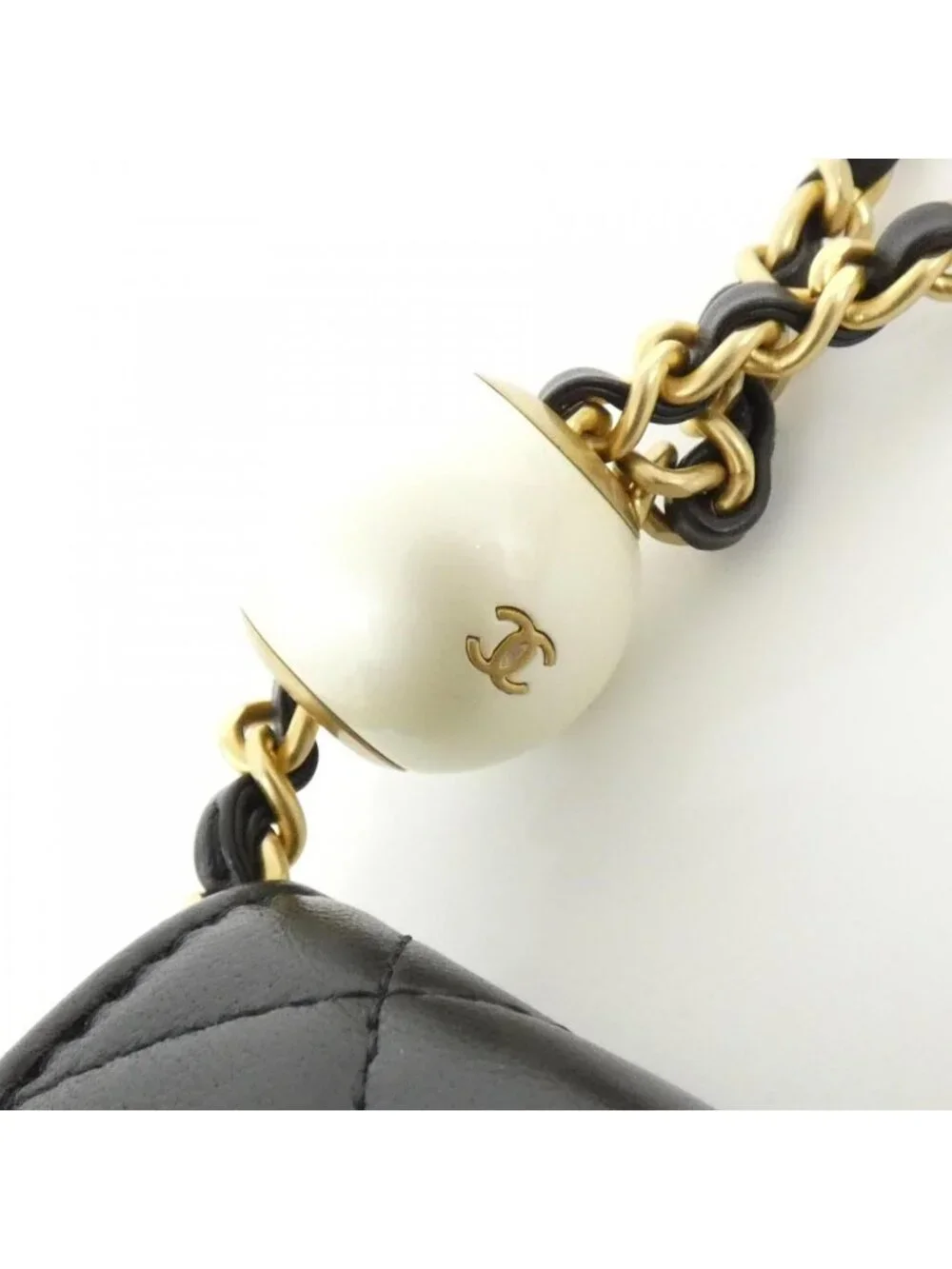 Chanel Chain Clutch Black